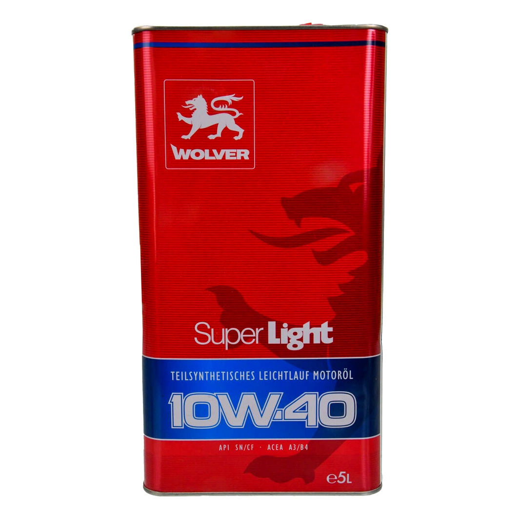 Моторное масло WOLVER Super Light 10W-40 5 л (42603609439040) - zapix