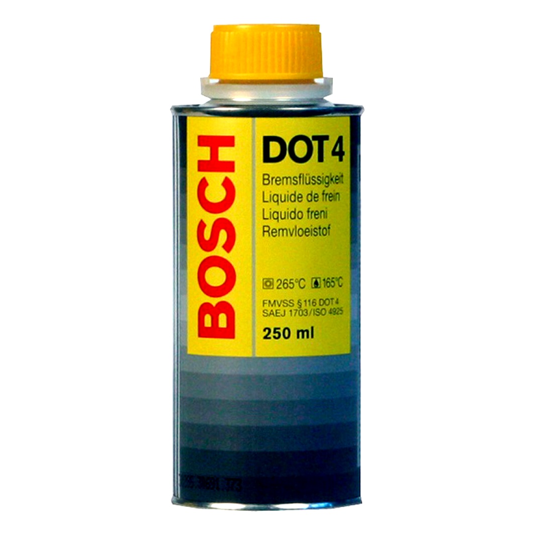 Гальмівна рідина BOSCH DOT 4 265 метал 0.25 л 1987479001 - zapix