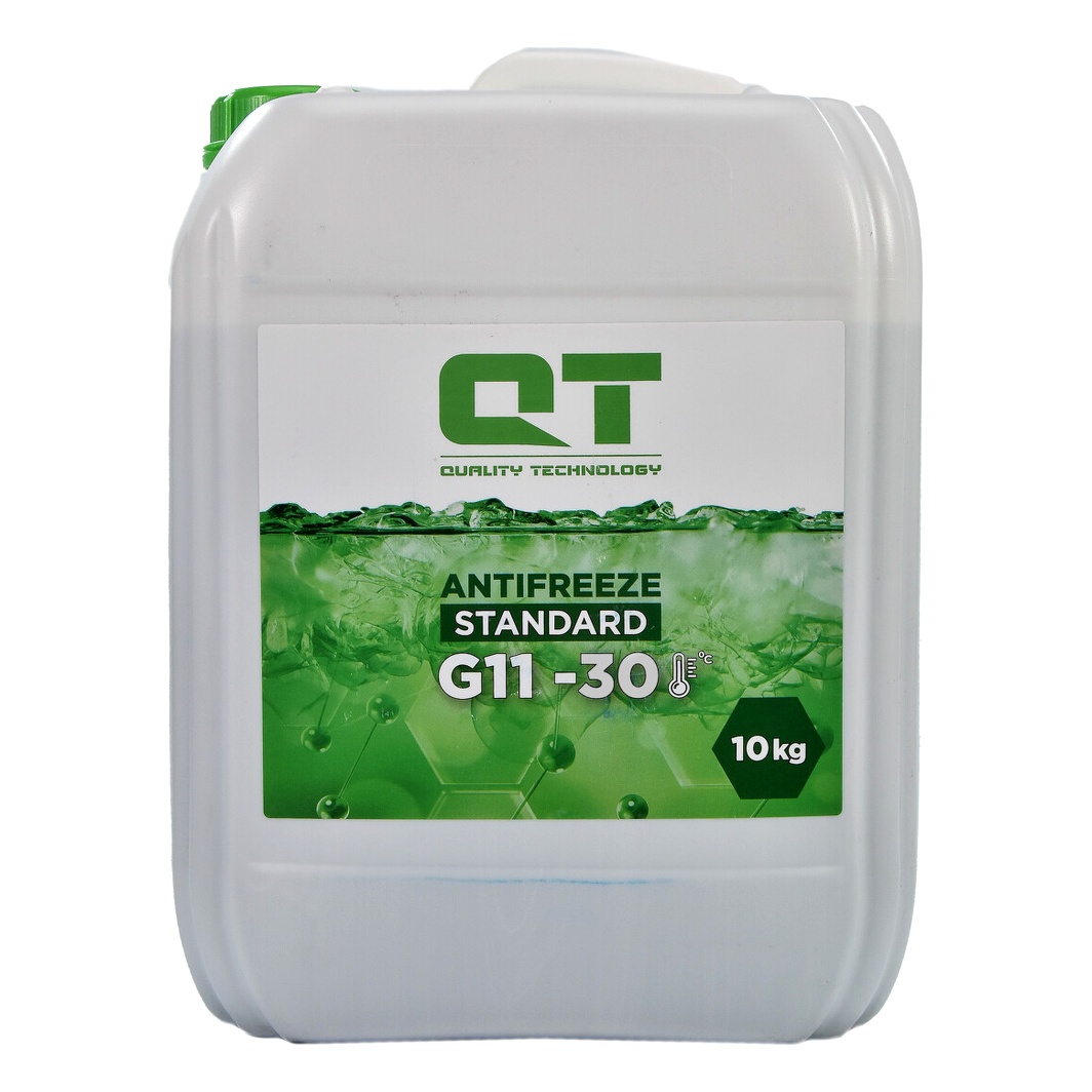 Готовий антифриз QT Standard зелений G11 -30 °C 10 л (QT5323010) - zapix