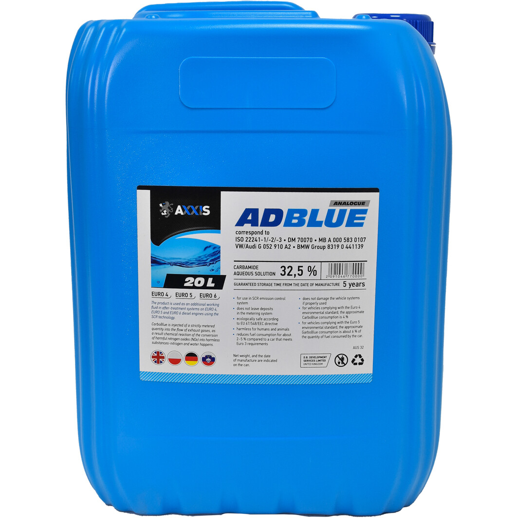 Adblue AXXIS 20 л 501579AUS32 - zapix