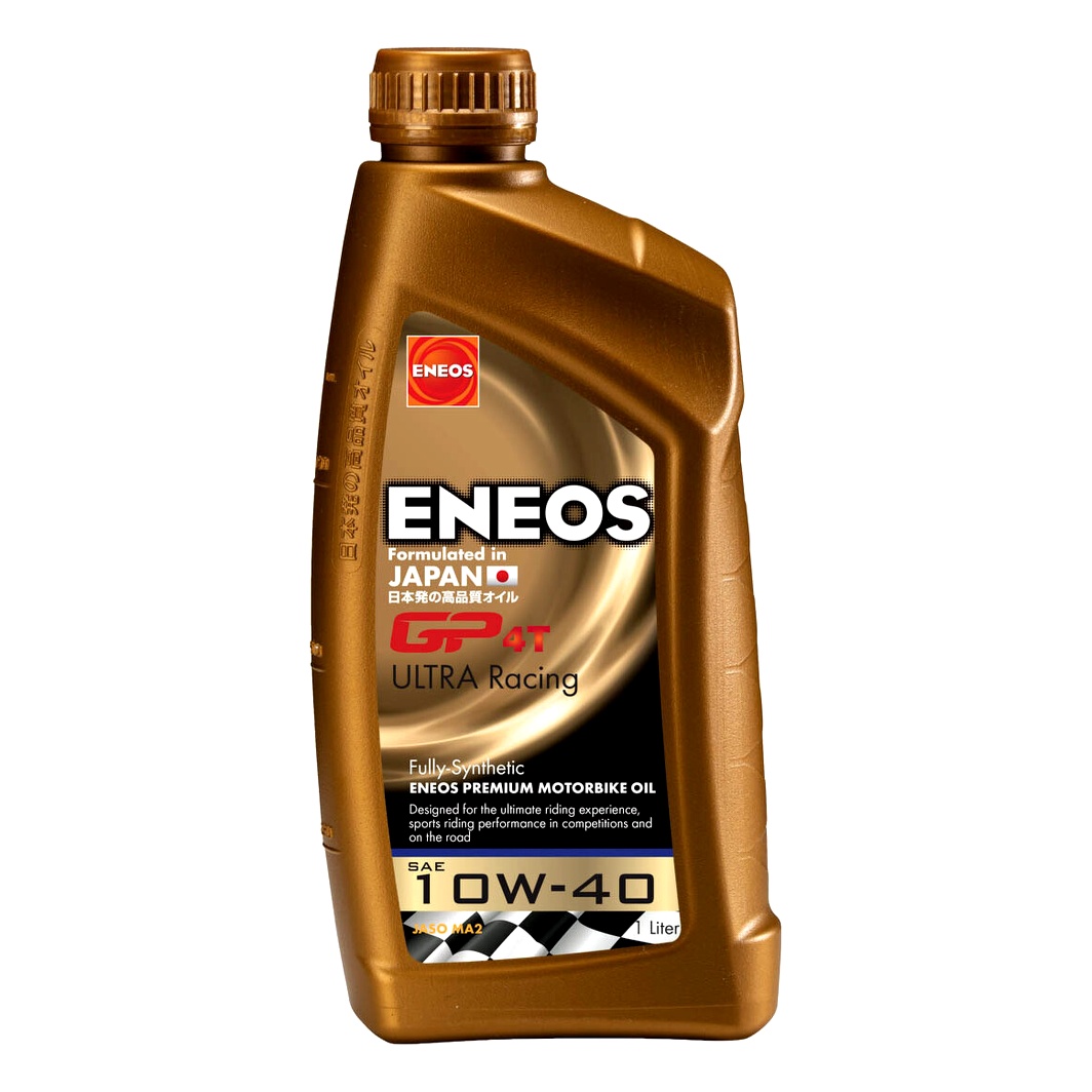 Моторное масло ENEOS GP4T Ultra Racing 4T 10W-40 синтетическое 1 л EU0147401N - zapix