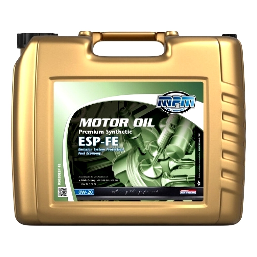 Моторна олива MPM Premium Synthetic ESP-FE 0W-20 20 л (05020ESPFE) - zapix