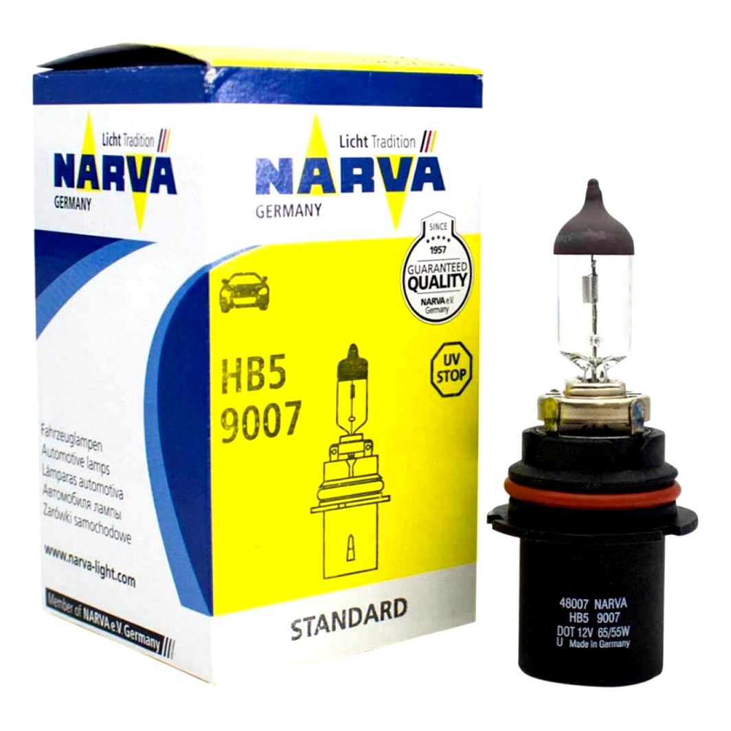 Автолампа галогеновая NARVA HB5 PX29T 55W 12V прозрачная 48007C1 - zapix