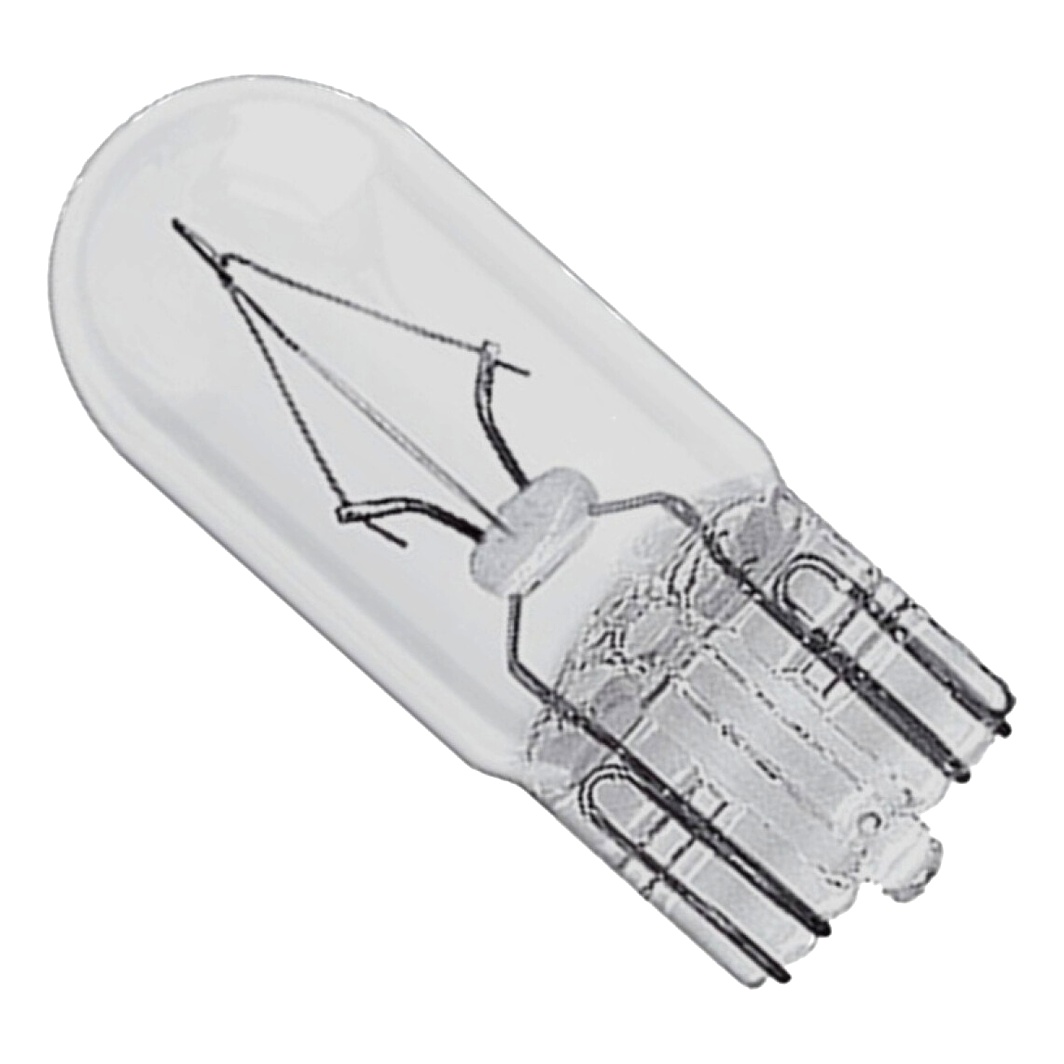 Автолампа накала OSRAM W3W W2.1x9.5d 3W 12V прозрачная 2821K10SZT - zapix