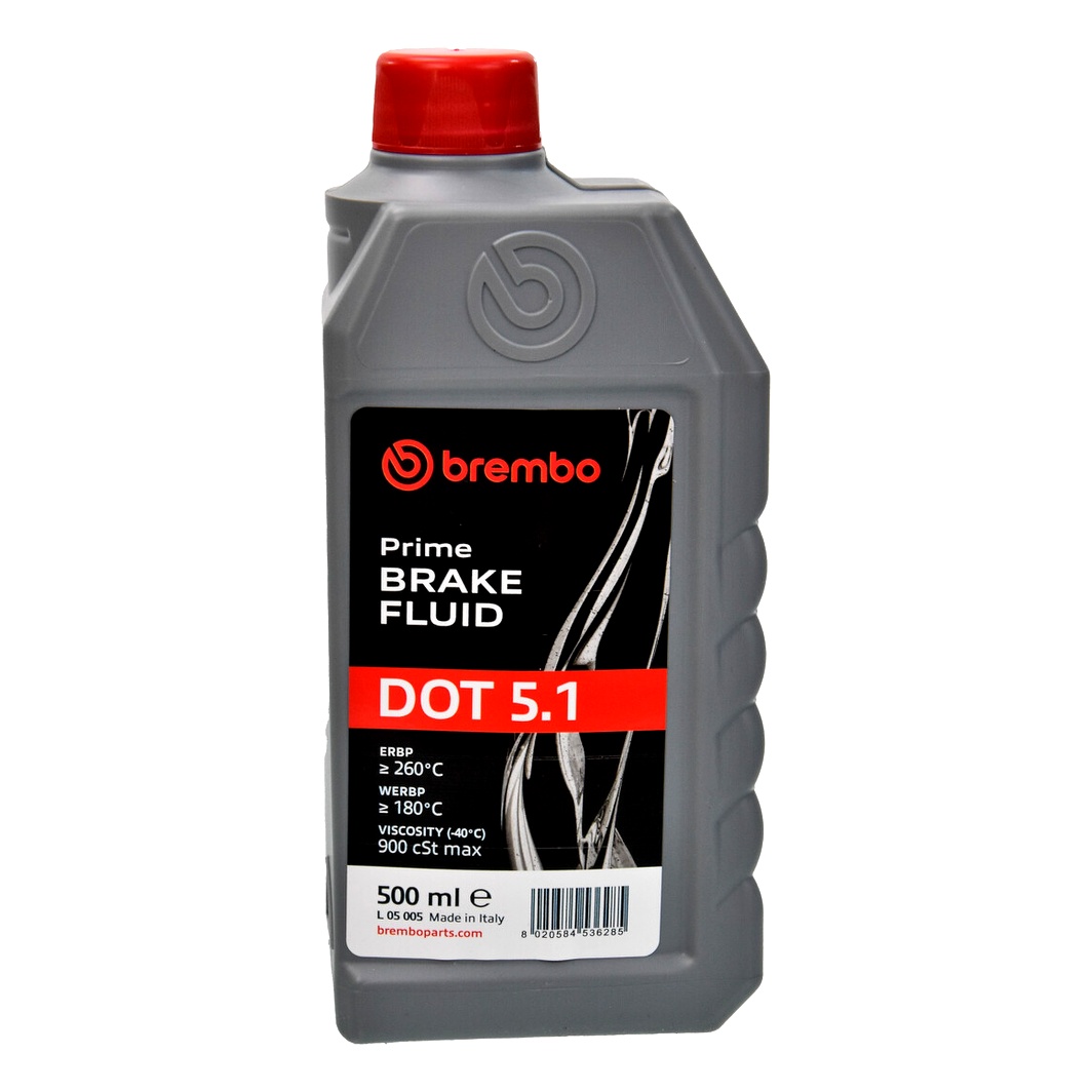 Гальмівна рідина BREMBO DOT 5.1 пластик 0.5 л L05005 - zapix