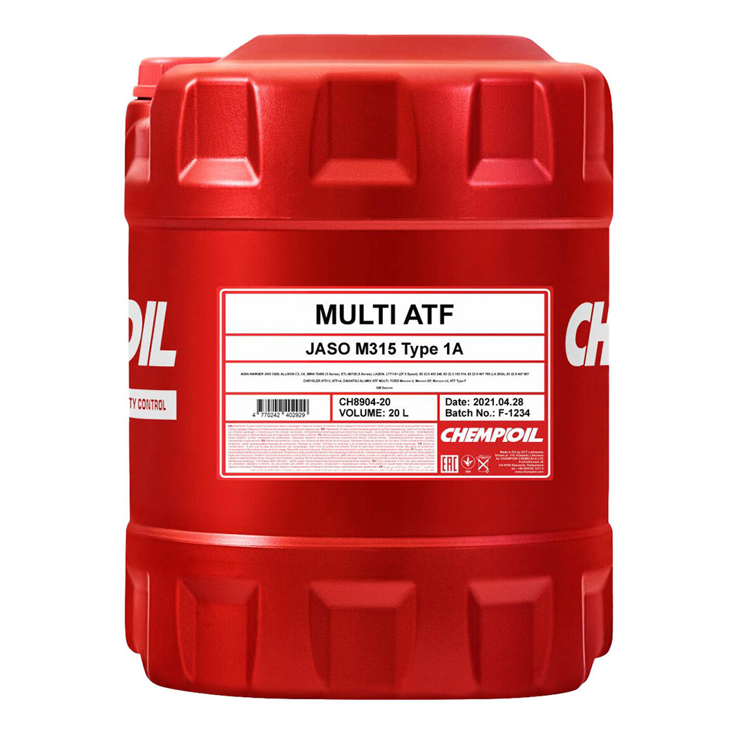 Трансмиссионное масло CHEMPIOIL Multi ATF 20 л CH890420 - zapix
