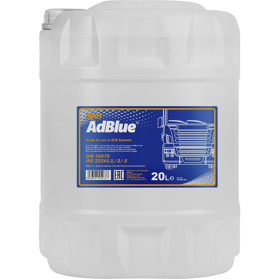 Adblue MANNOL 20 л AD300120 - zapix