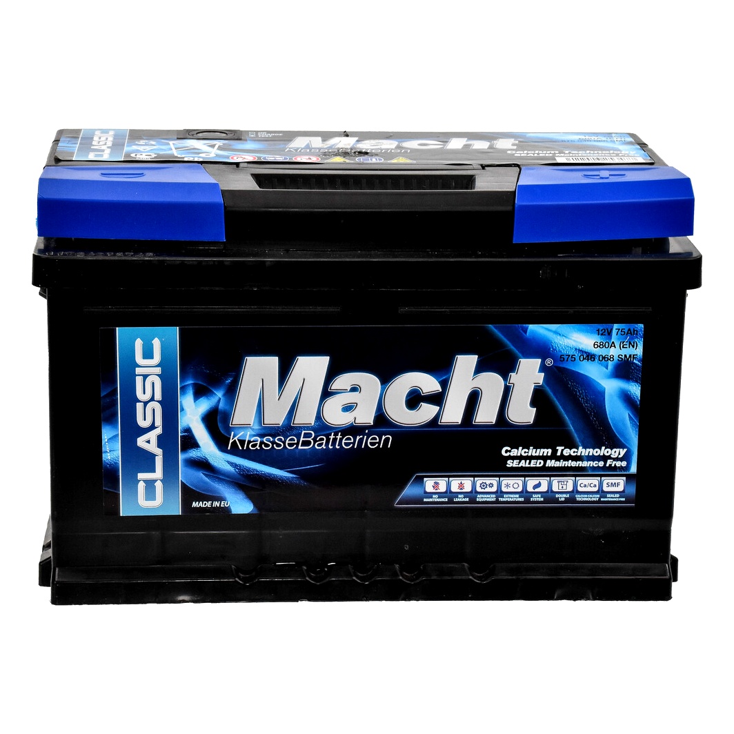 Акумулятор MACHT Classic 12V 75Ah 680A R+ 25347 - zapix