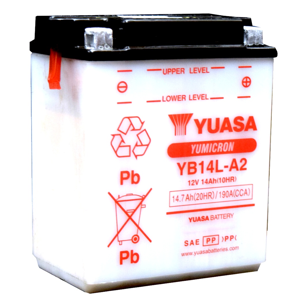 Акумулятор YUASA YuMicron 12V 14.7Ah 190A R+ YB14LA2 - zapix