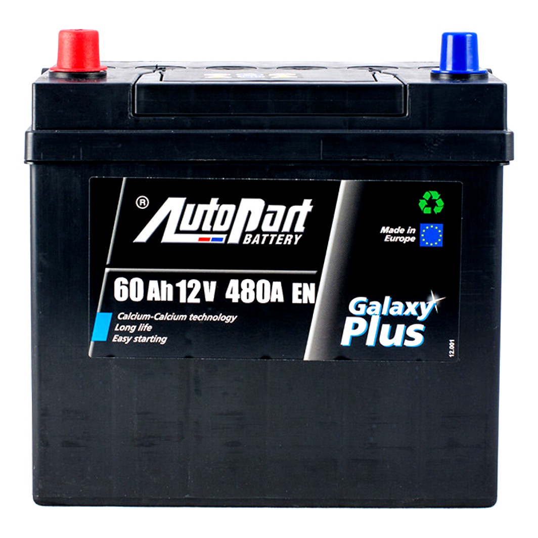 Акумулятор AUTOPARTS Galaxy Plus 12V 60Ah 480A L+ ARL060078 - zapix