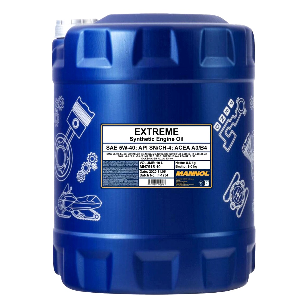 Моторное масло MANNOL Extreme 5W-40 10 л (MN791510) - zapix
