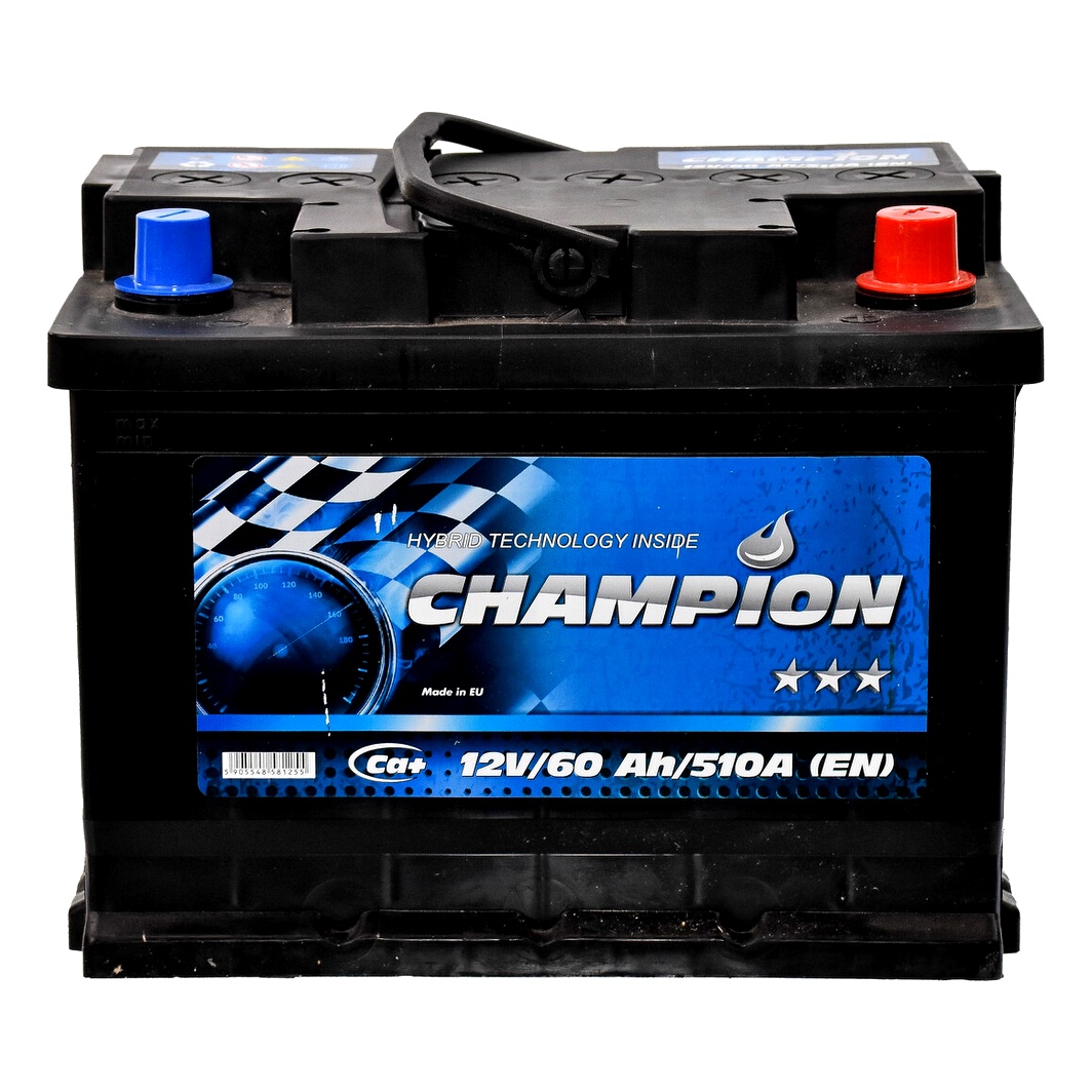 Акумулятор CHAMPION Black 12V 60Ah 510A R+ CHB600 - zapix