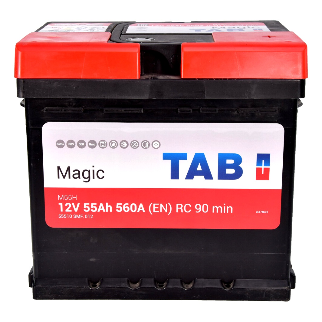 Акумулятор TAB Magic 12V 55Ah 560A R+ 189058 - zapix