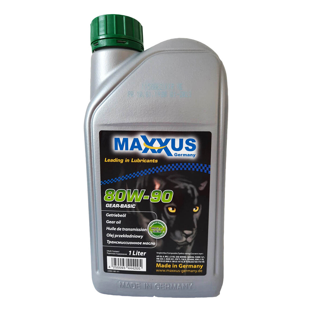 Трансмиссионное масло MAXXUS Gear-Basic GL-4 80W-90 1 л 80W90GEARBASIC001 - zapix