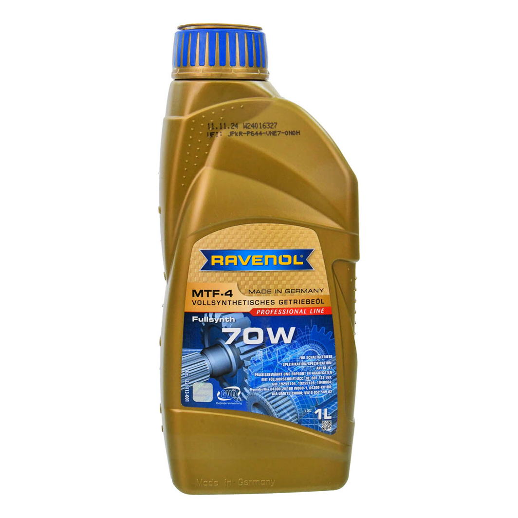 Трансмиссионное масло RAVENOL MTF-4 GL-4+ 70W 1 л 1221113001 - zapix