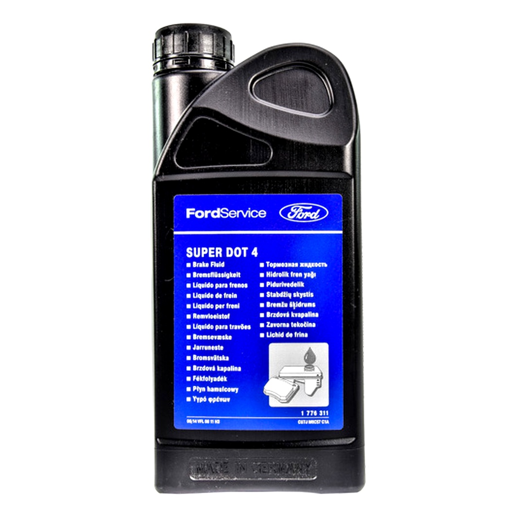 Гальмівна рідина FORD DOT 4 Super пластик 1 л 1776311 - zapix
