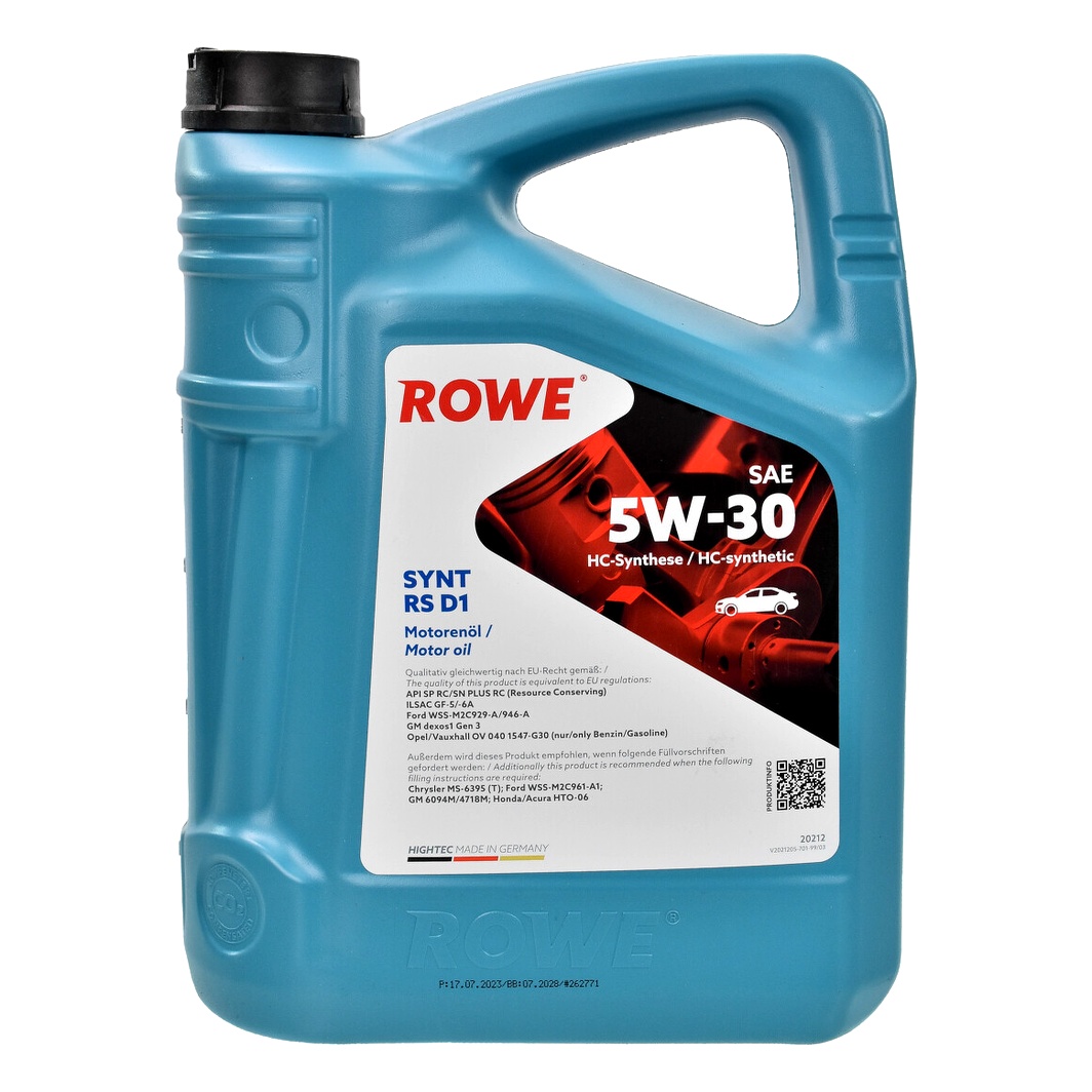 Моторное масло ROWE Synt RS D1 5W-30 5 л (20212005099) - zapix