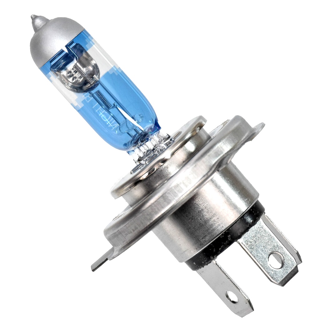 Автолампа галогенова OSRAM Night Breaker Laser H4 P43t 55W 12V прозоро-блакитна 64193NL - zapix