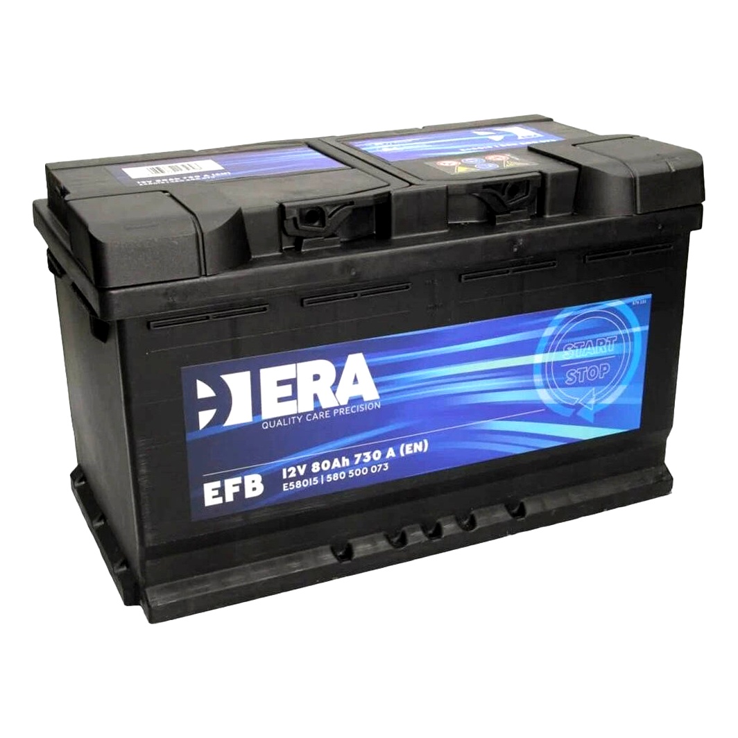 Акумулятор ERA EFB Start Stop 12V 80Ah 730A R+ E58015 - zapix