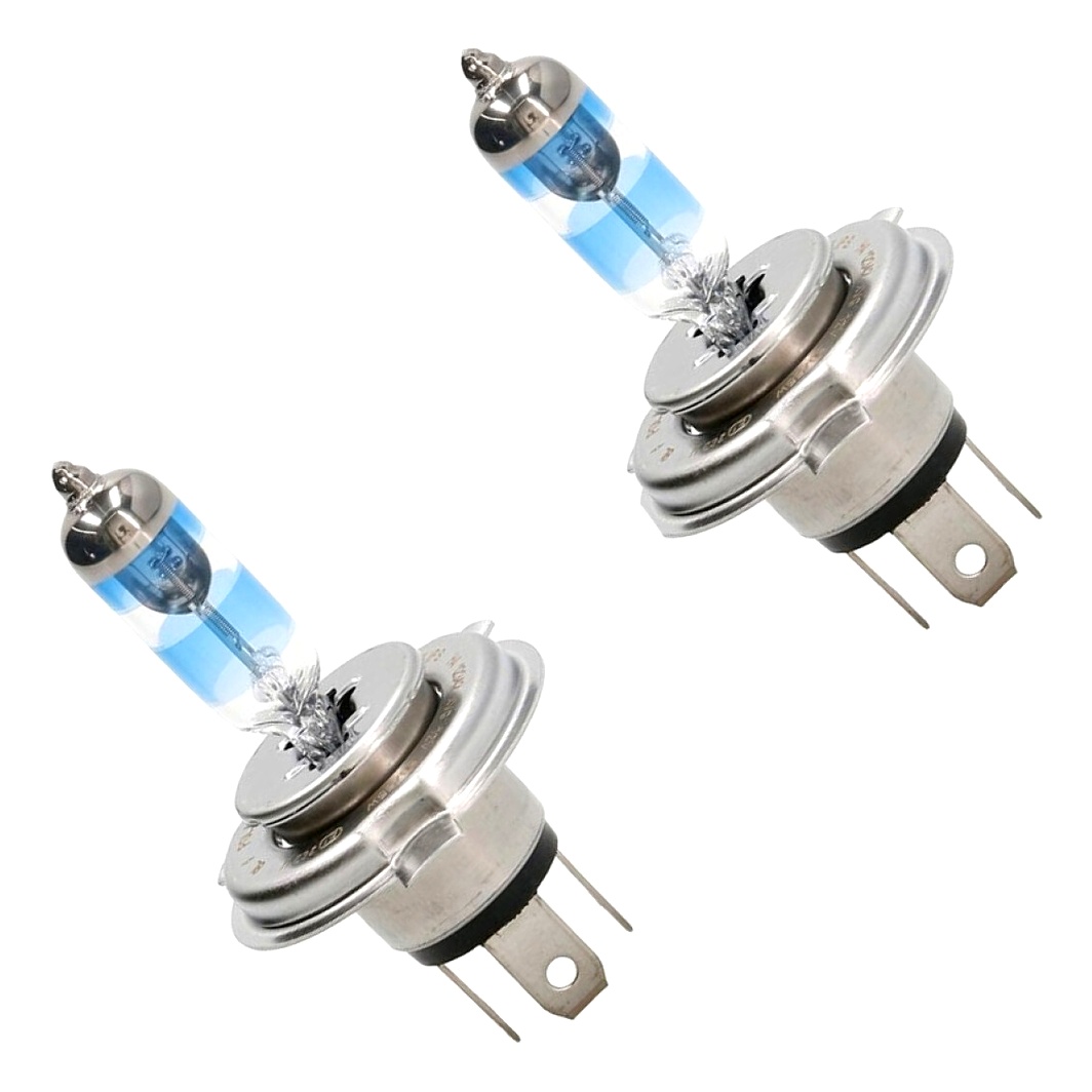 Автолампа галогенова PHILIPS X-tremeVision G-force H4 P43t-38 55W 12V прозоро-блакитна 12342XVGS2 - zapix