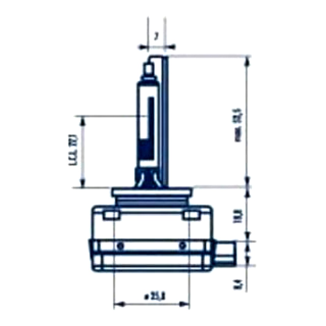 Автолампа ксенонова NARVA D1R PK32d-3 85W 84011 - zapix