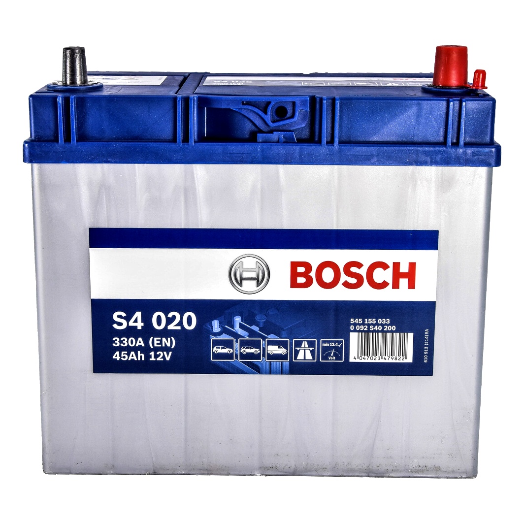 Акумулятор BOSCH S4 Silver 12V 45Ah 330A R+ 0092S40200 - zapix