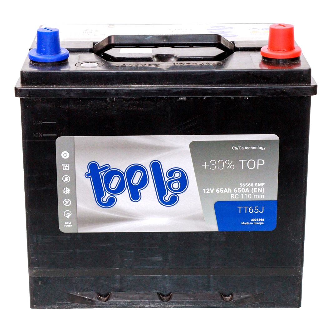 Акумулятор TOPLA Top JIS 12V 65Ah 650A R+ 118665 - zapix