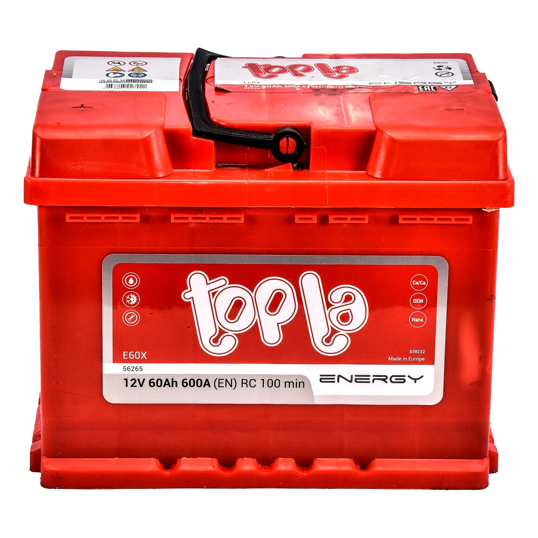 Акумулятор TOPLA Energy 12V 60Ah 600A L+ 108160 - zapix