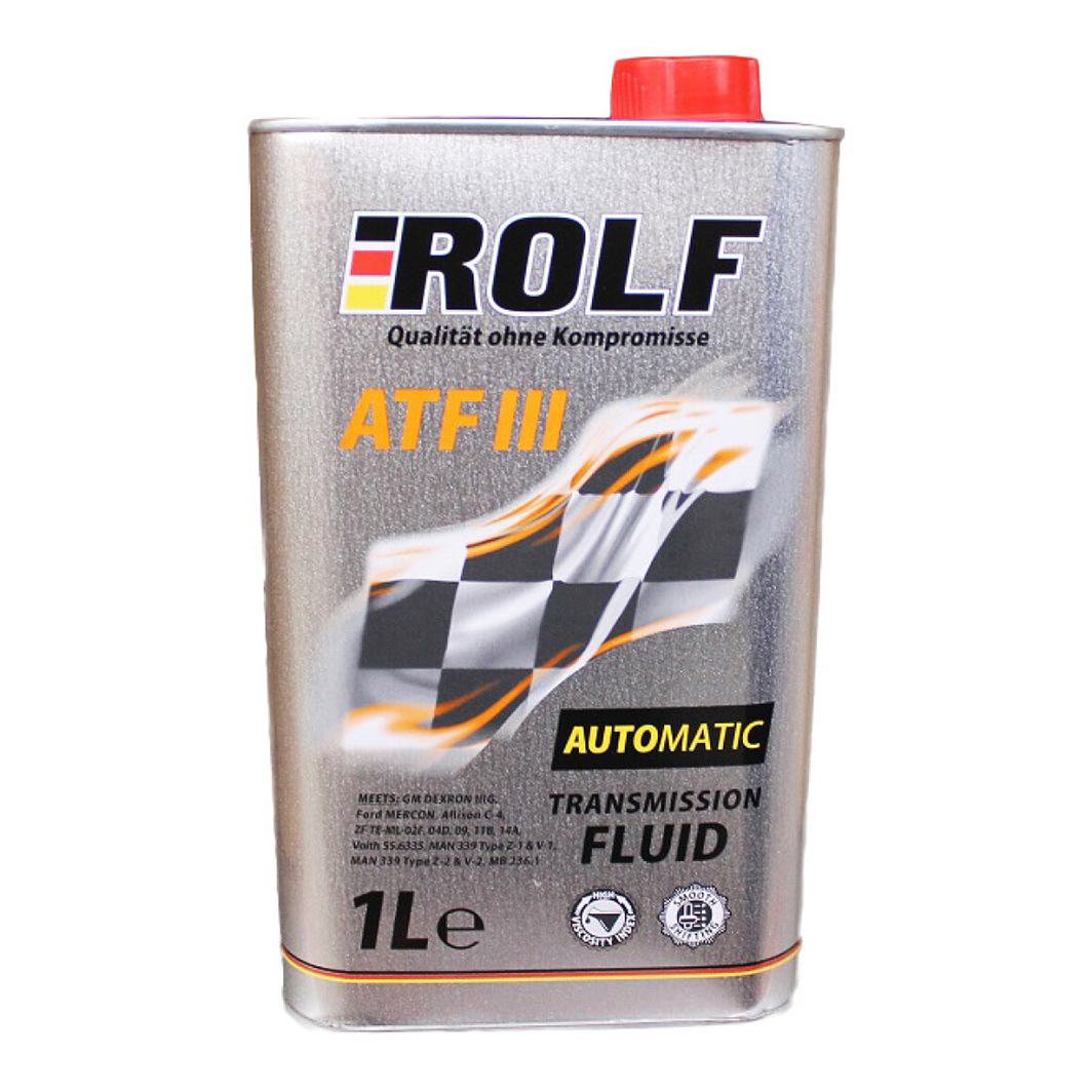 Трансмиссионное масло ROLF ATF III (Metal) 1 л 322244 - zapix