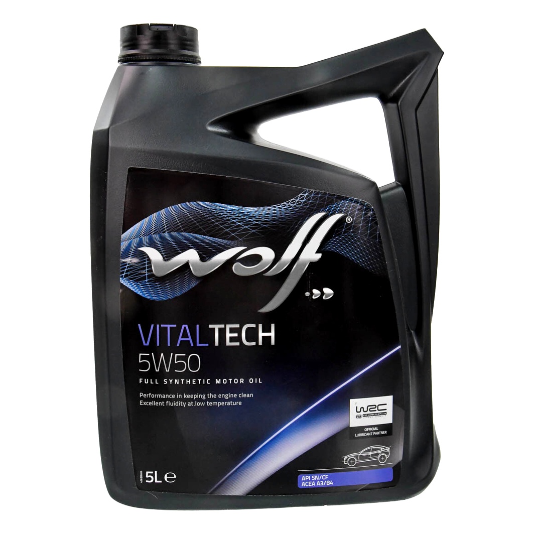 Моторна олива WOLF Vitaltech 5W-50 5 л (8314728) - zapix