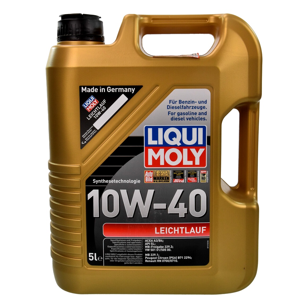 Моторна олива LIQUI MOLY Leichtlauf 10W-40 5 л (9502)