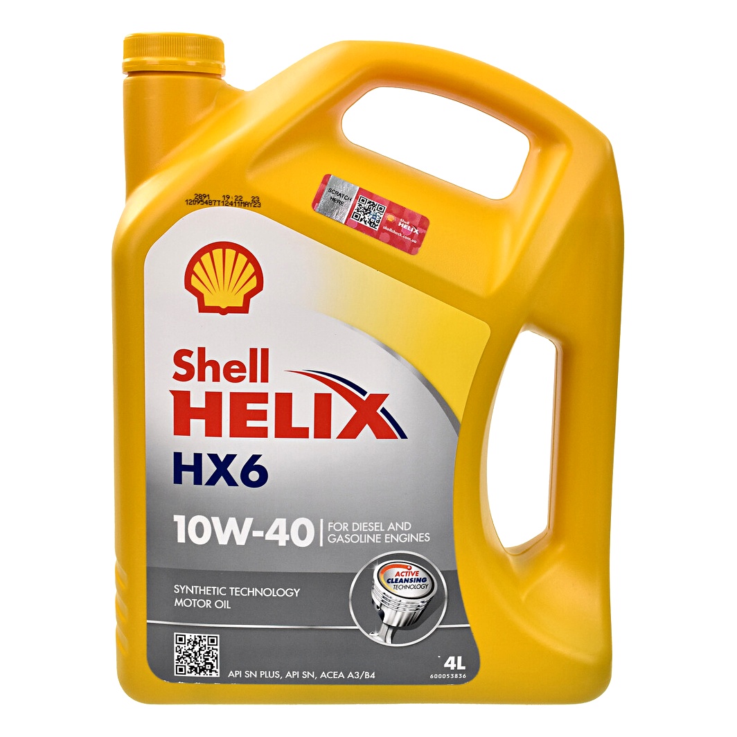 Моторна олива SHELL Helix HX6 10W-40 4 л (550039792) - zapix