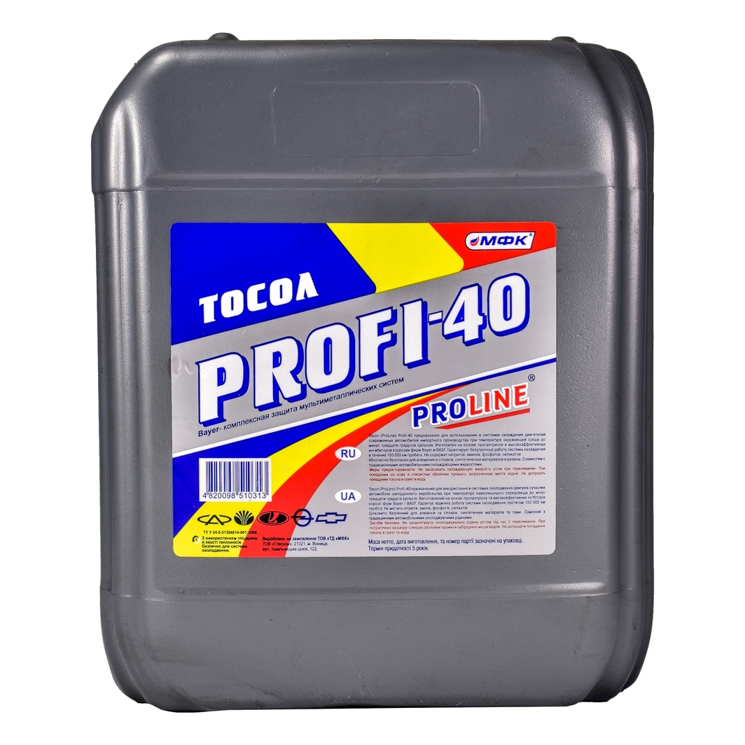 Тосол МФК Profi Pro Line синій -30 °C 10 л (76898) - zapix