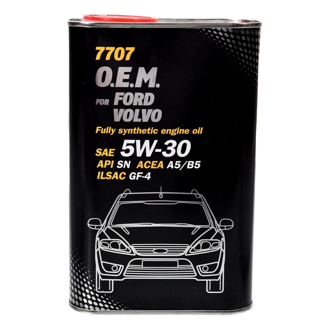 Моторна олива MANNOL O.E.M. For Ford Volvo (Metal) 5W-30 1 л (MN77071ME) - zapix