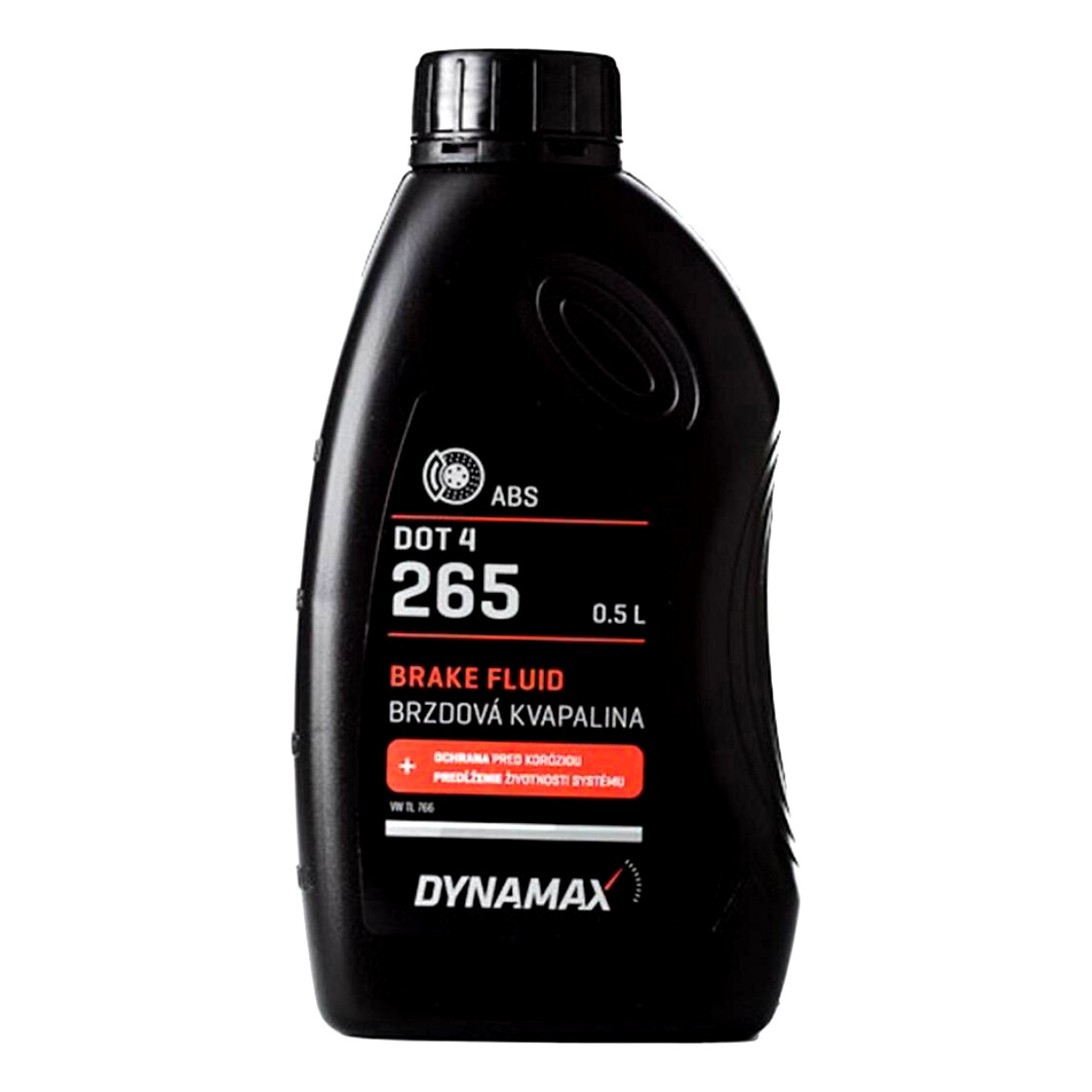 Гальмівна рідина DYNAMAX DOT 4 265 ABS пластик 0.5 л 501890 - zapix