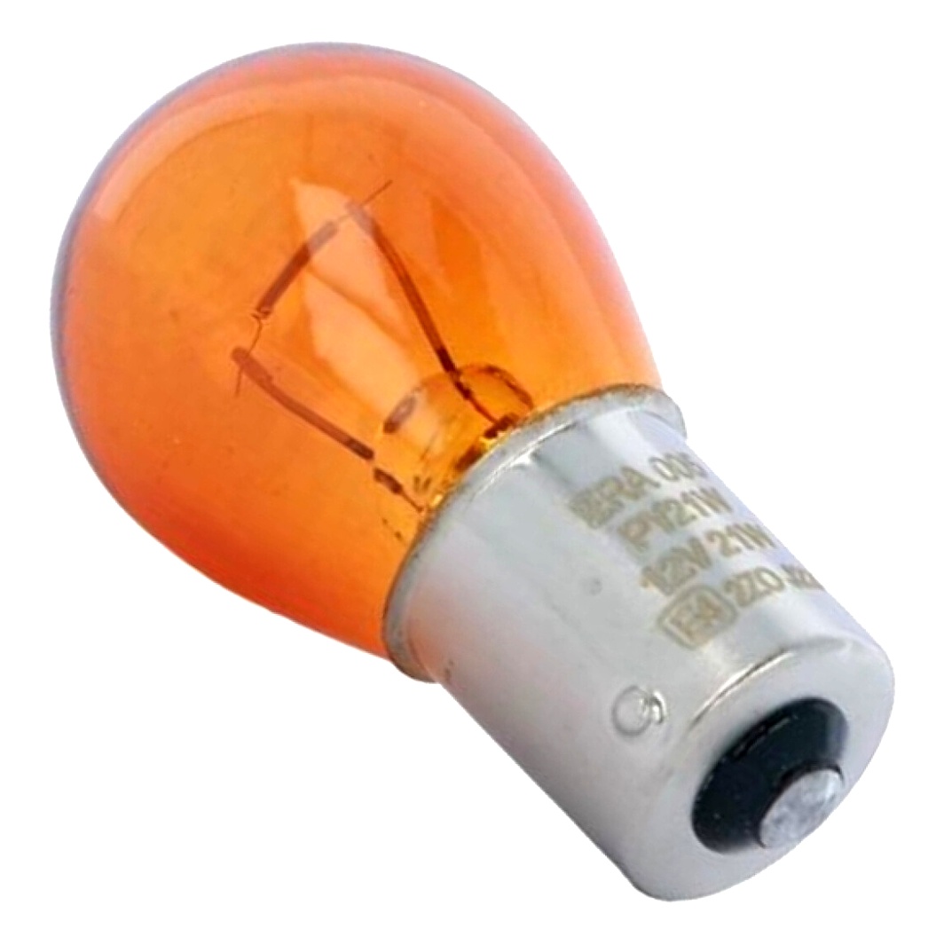 Автолампа накала ERA PY21W BAU15s 21W 12V оранжевая E005LL10C - zapix