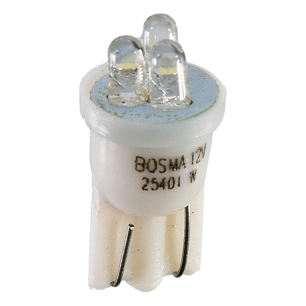 Автолампа LED (світлодіодна) BOSMA T10 12V біла 2540I - zapix