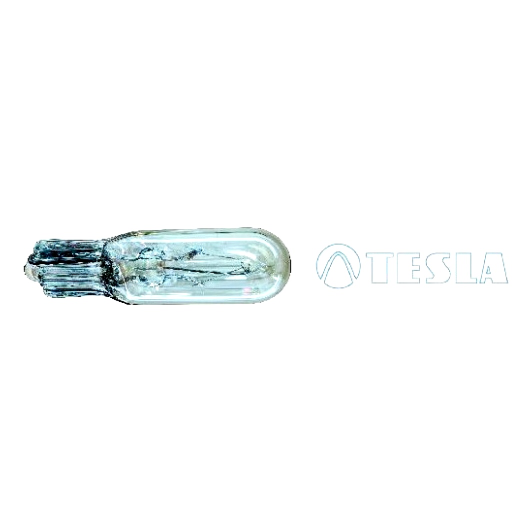 Автолампа накала TESLA Standard W2.3W W2x4.6d 2.3W 12V прозрачная B62101 - zapix