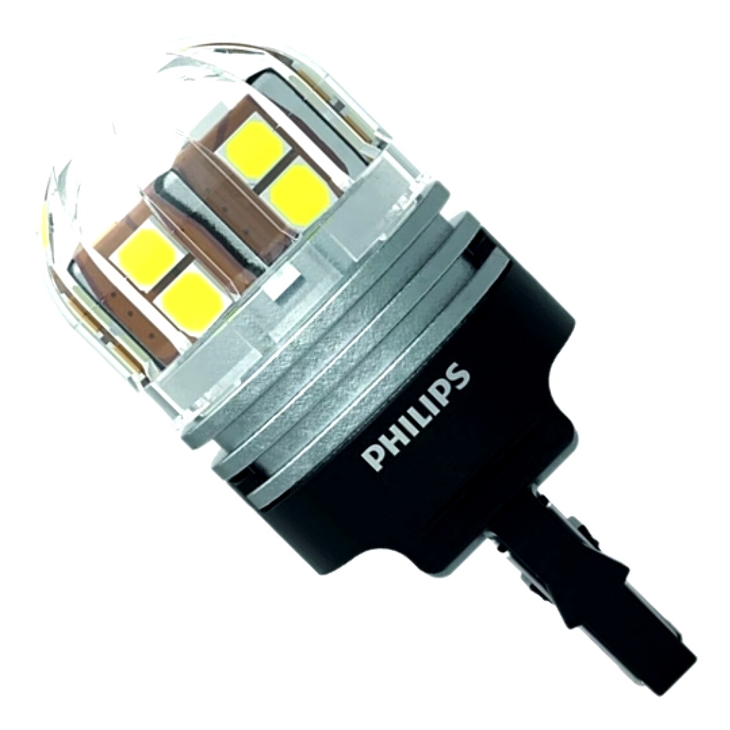Автолампа LED (светодиодная) PHILIPS Ultinon Pro7000 W21/5W W3x16q 0.9W 12V белая 11066CU70X2 - zapix