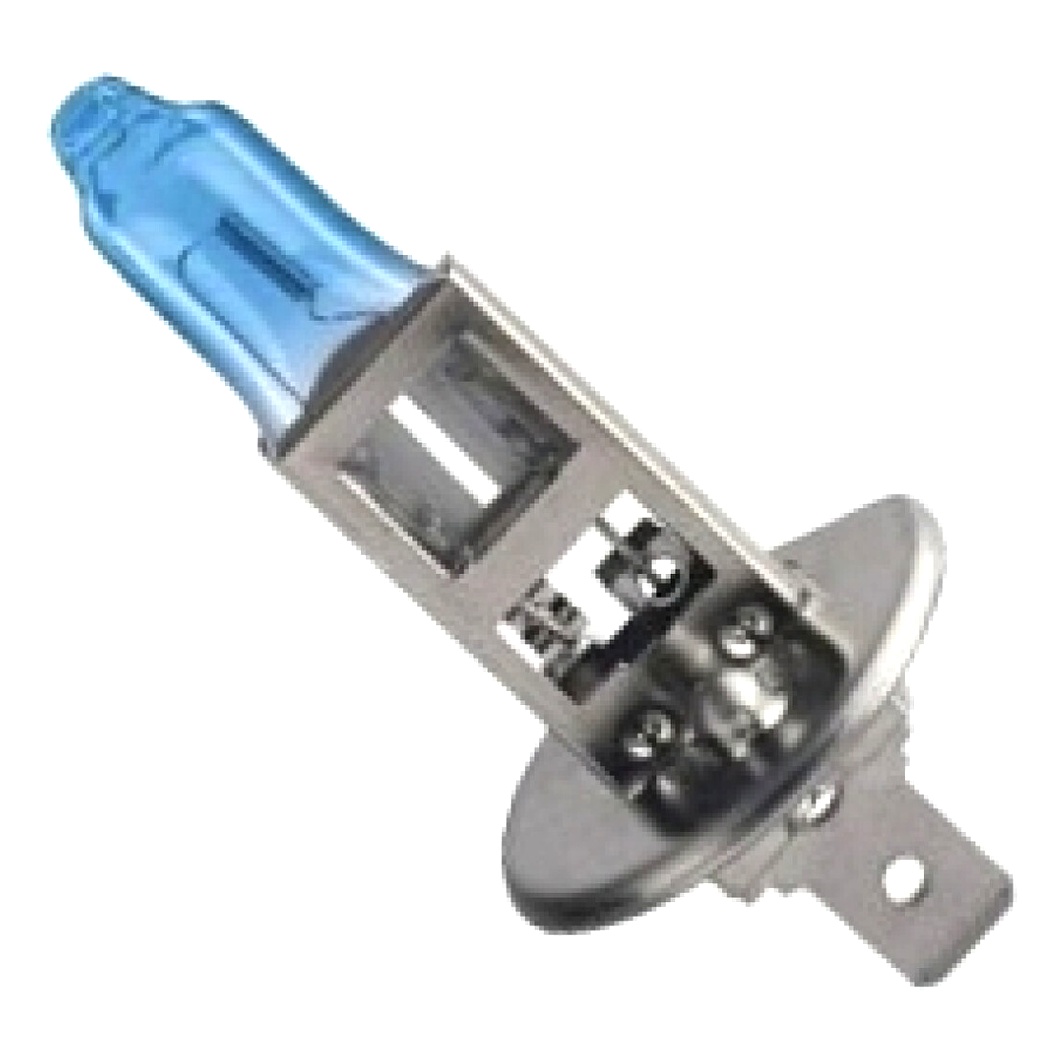 Автолампа галогеновая PHILIPS WhiteVision Ultra H1 P14.5s 55W 12V светло-голубая 12258WHUSM - zapix