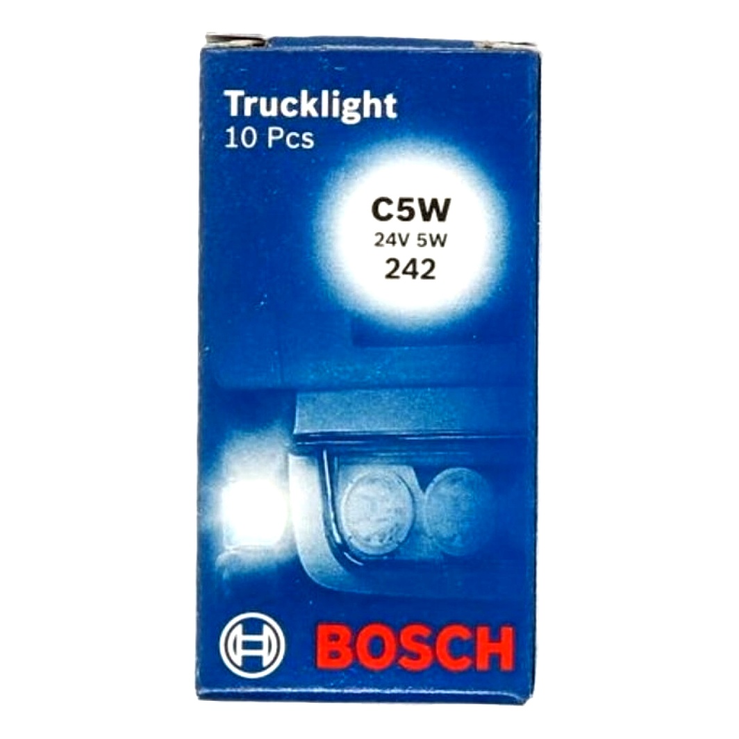Автолампа розжарювання BOSCH C5W SV8.5-8 5W 24V 198730250710 - zapix