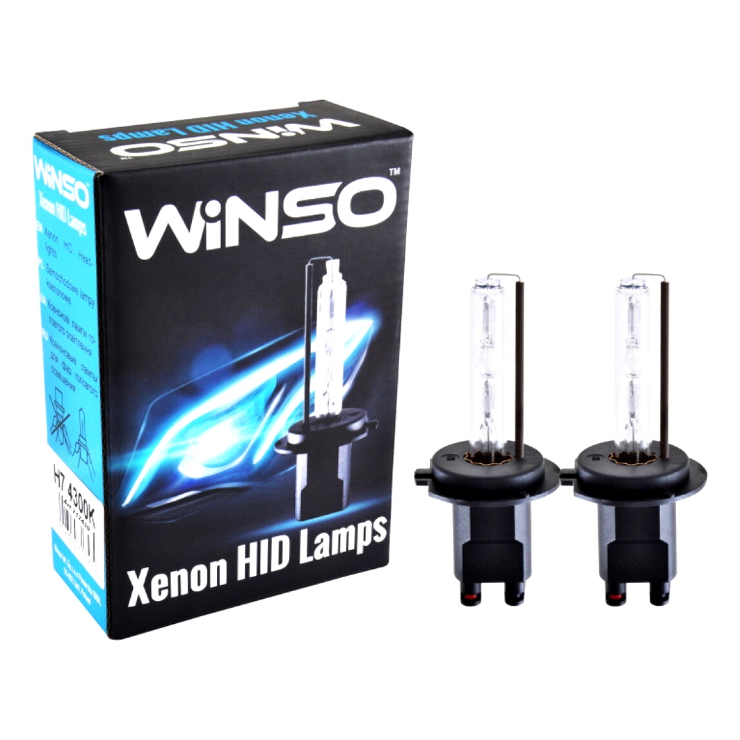 Автолампа ксенонова WINSO H7 PX26d 35W 85V прозора 717430 - zapix