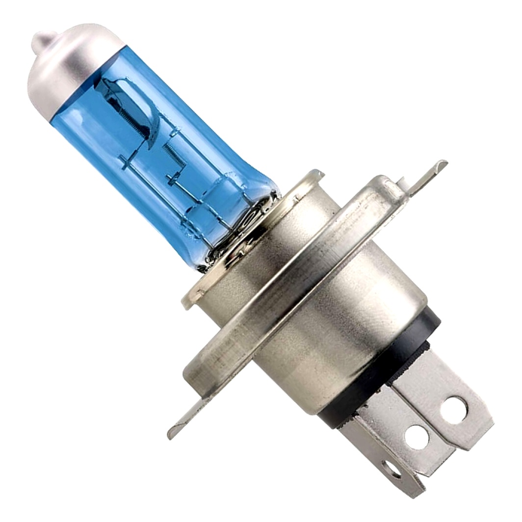 Автолампа галогенова PHILIPS CrystalVision HS1 PX43t 55W 12V темно-блакитна 12636BVBW - zapix