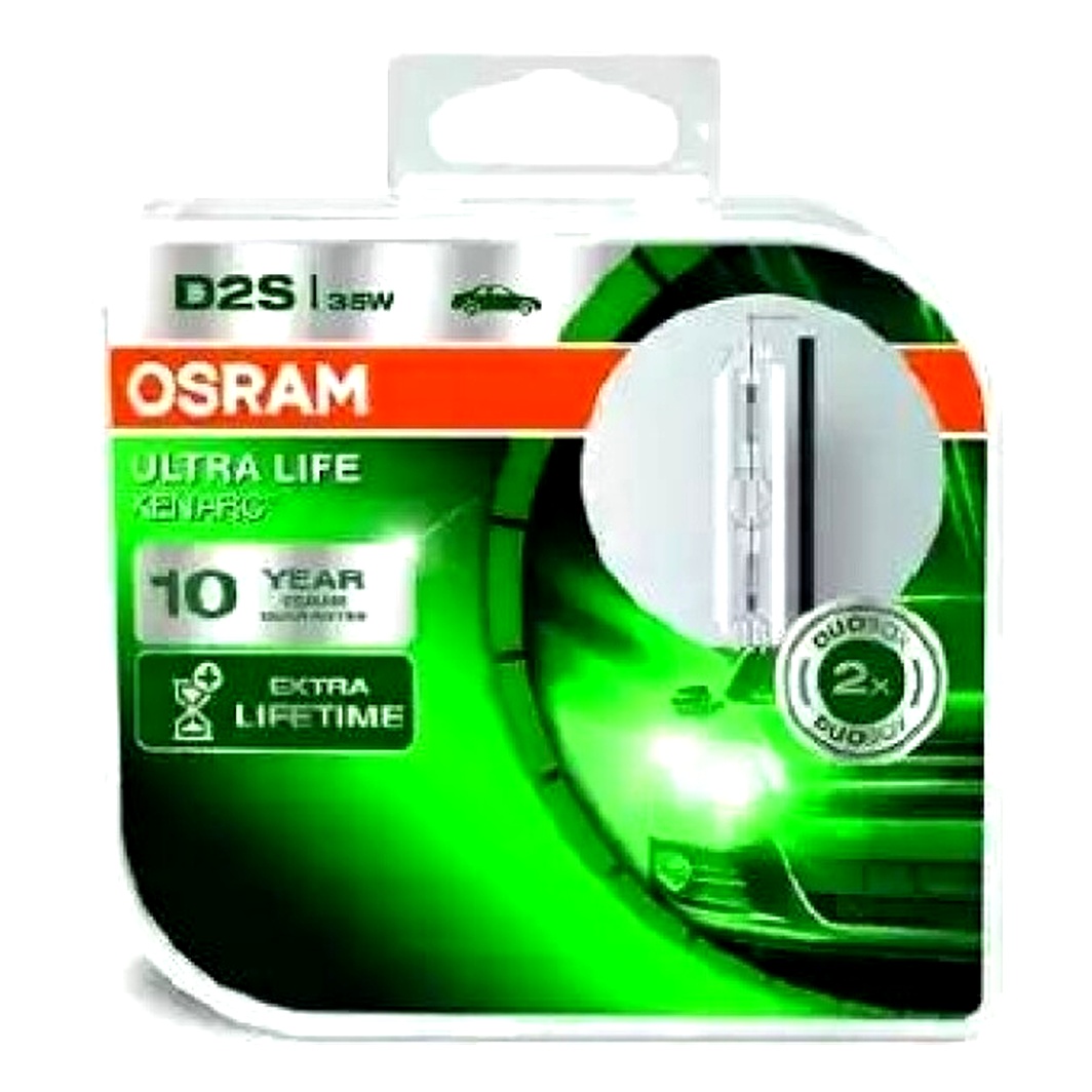 Автолампа ксенонова OSRAM Xenarc Ultra Life D2S P32d-2 35W 85V прозора 66240ULTHCB - zapix
