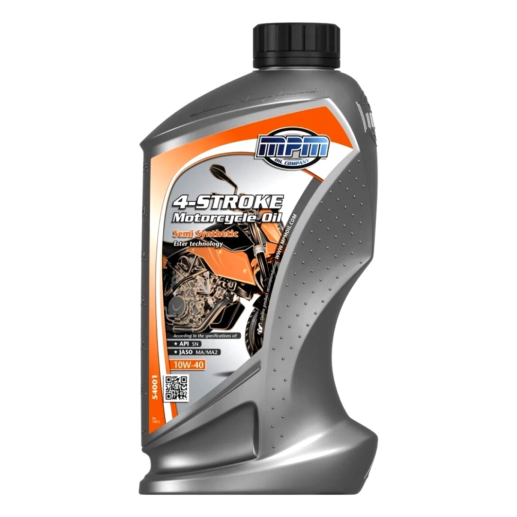 Моторное масло MPM Semi Synthetic Ester 4T 10W-40 полусинтетическое 1 л 54001 - zapix