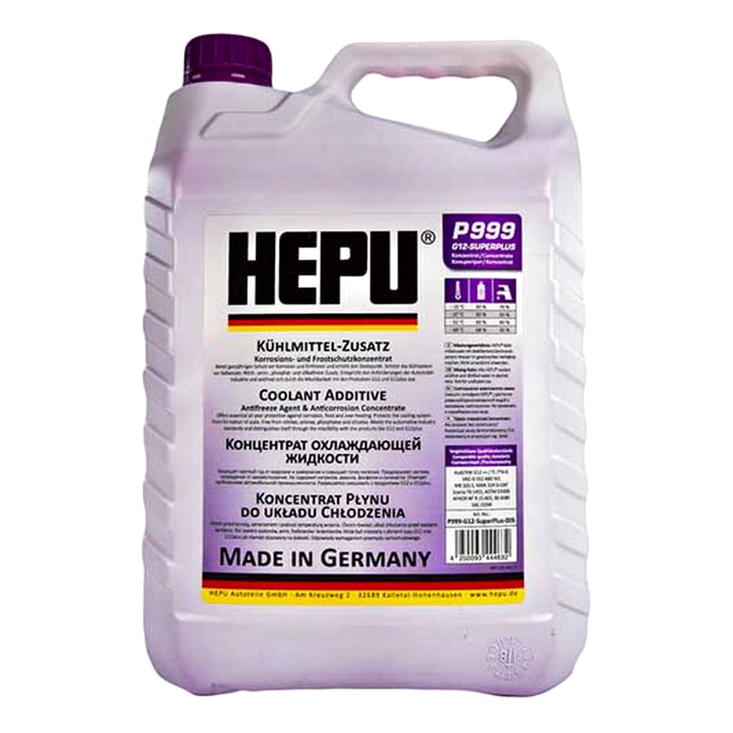 Концентрат антифризу HEPU Super Plus фіолетовий G12++ 5 л (P999G12SUPERPLUS005) - zapix