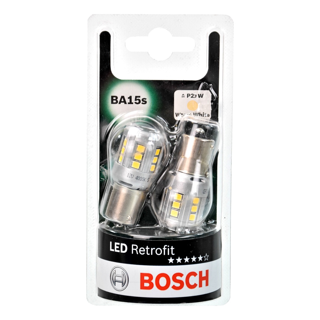 Автолампа LED (світлодіодна) BOSCH Retrofit LED P21W BA15s 1W 12V 1987301518 - zapix