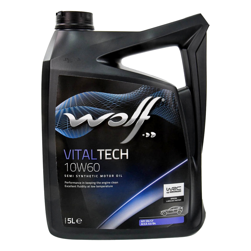 Моторна олива WOLF Vitaltech 10W-60 5 л (8314926) - zapix