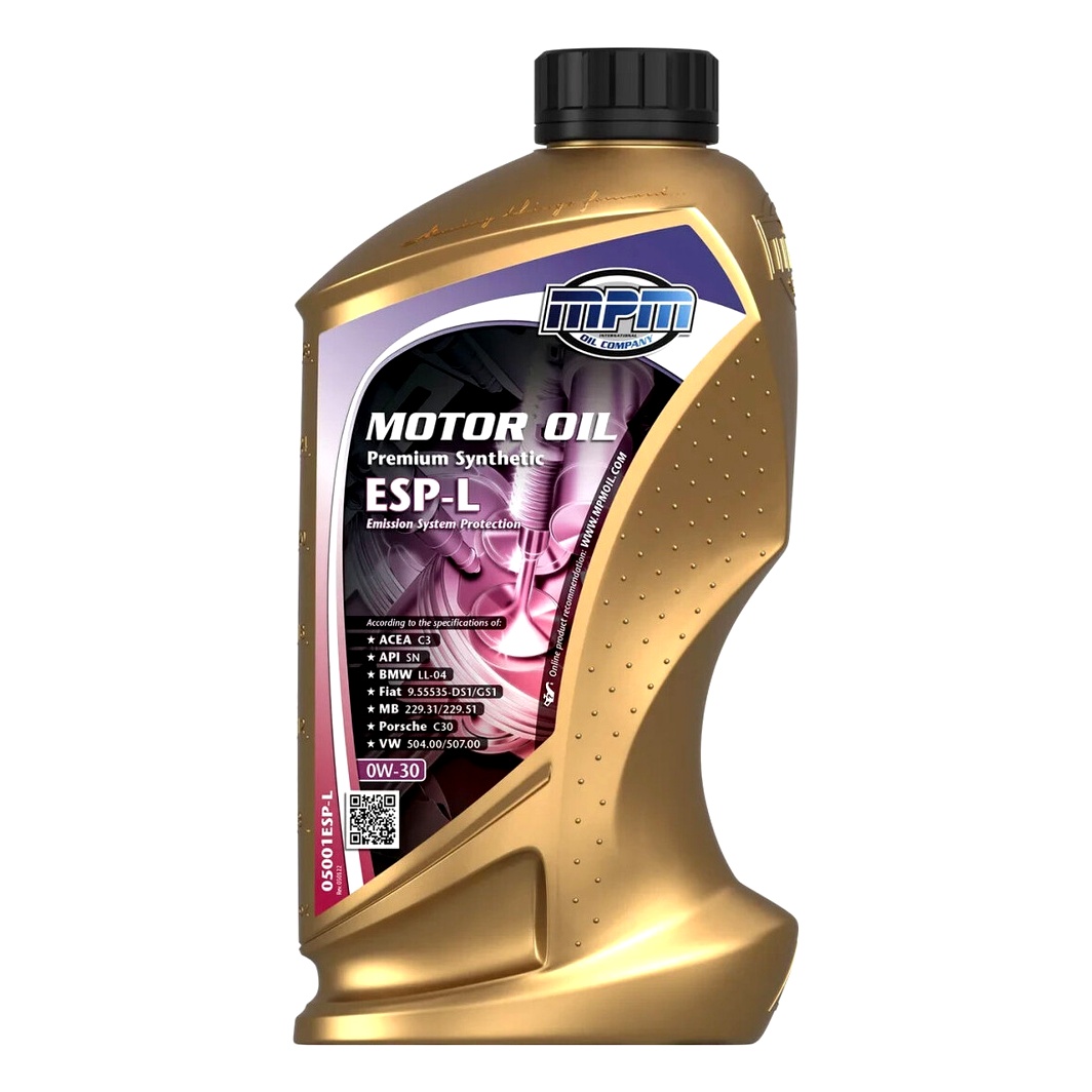 Моторное масло MPM Premium Synthetic ESP-L Emission System Protection 0W-30 1 л (05001ESPL) - zapix