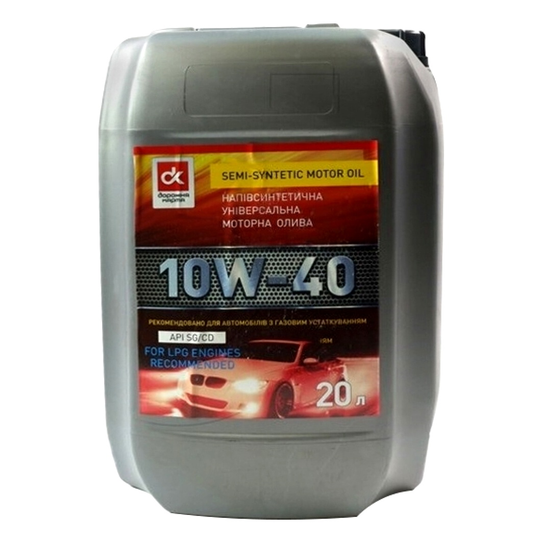 Моторна олива ДОРОЖНЯ КАРТА SG/CD Gas Oil 10W-40 20 л (41071001564) - zapix